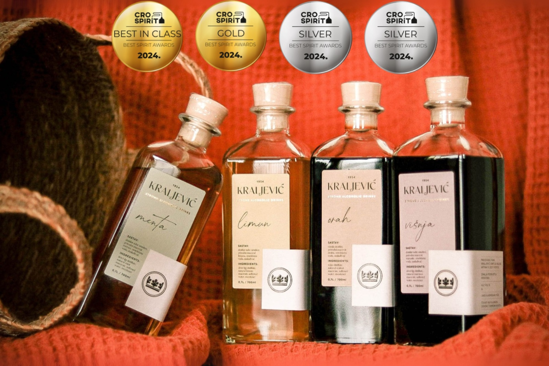 Destilerija Kraljević osvojila po dva zlata i srebra na prestižnom međunarodnom natjecanju za likere 