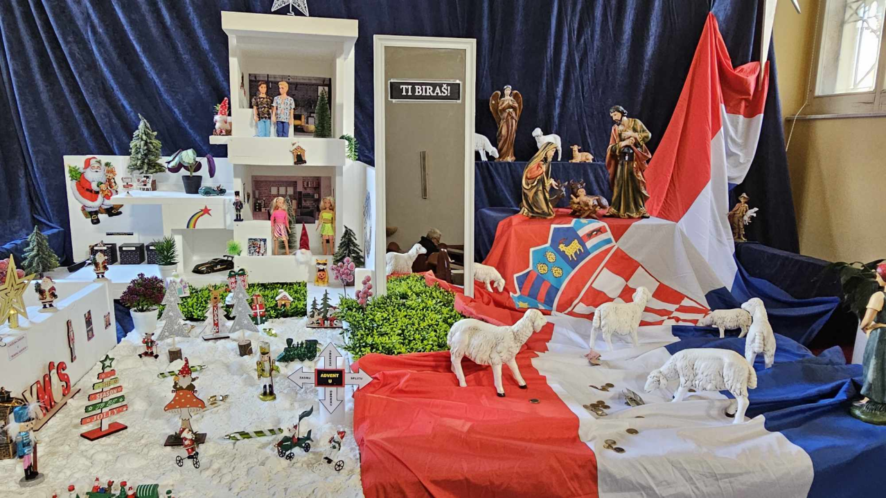 Jaslice u Gospi van Grada poslale jasnu poruku: Ili ste za fritule i istospolne parove ili za Isusa i Hrvatsku