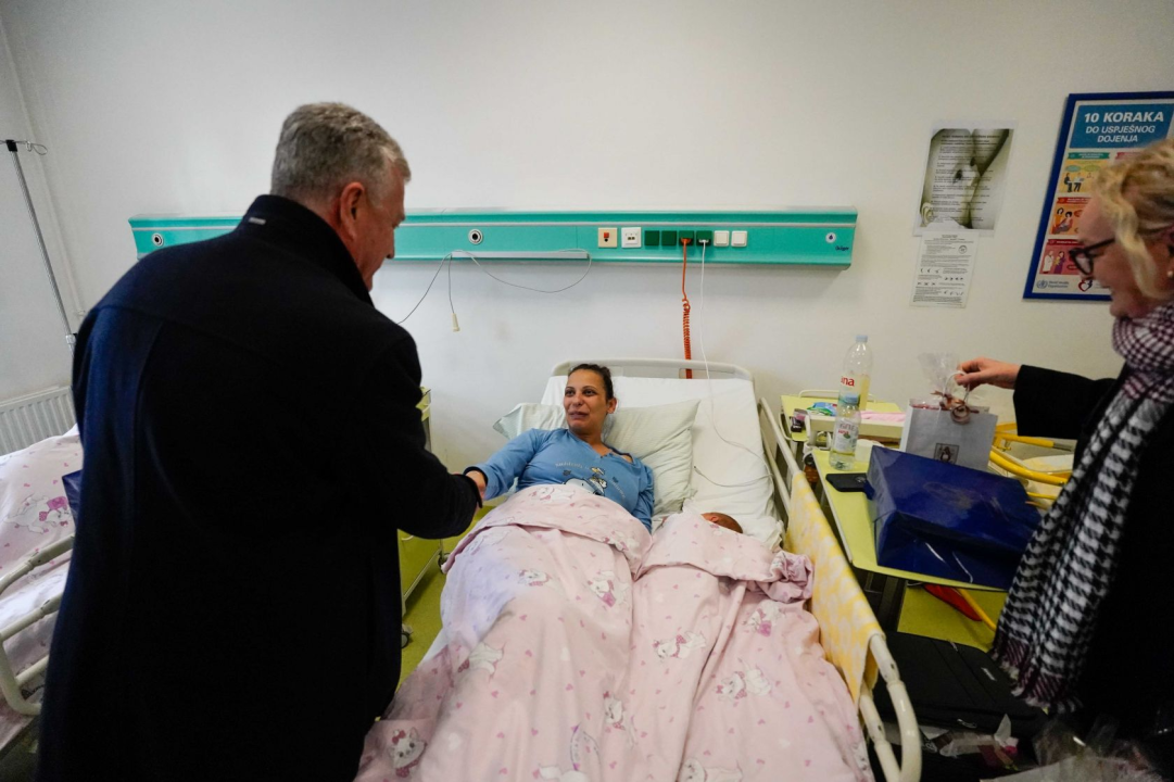 Maleni Damian prva je beba rođena ove godine u Šibensko-kninskoj županiji