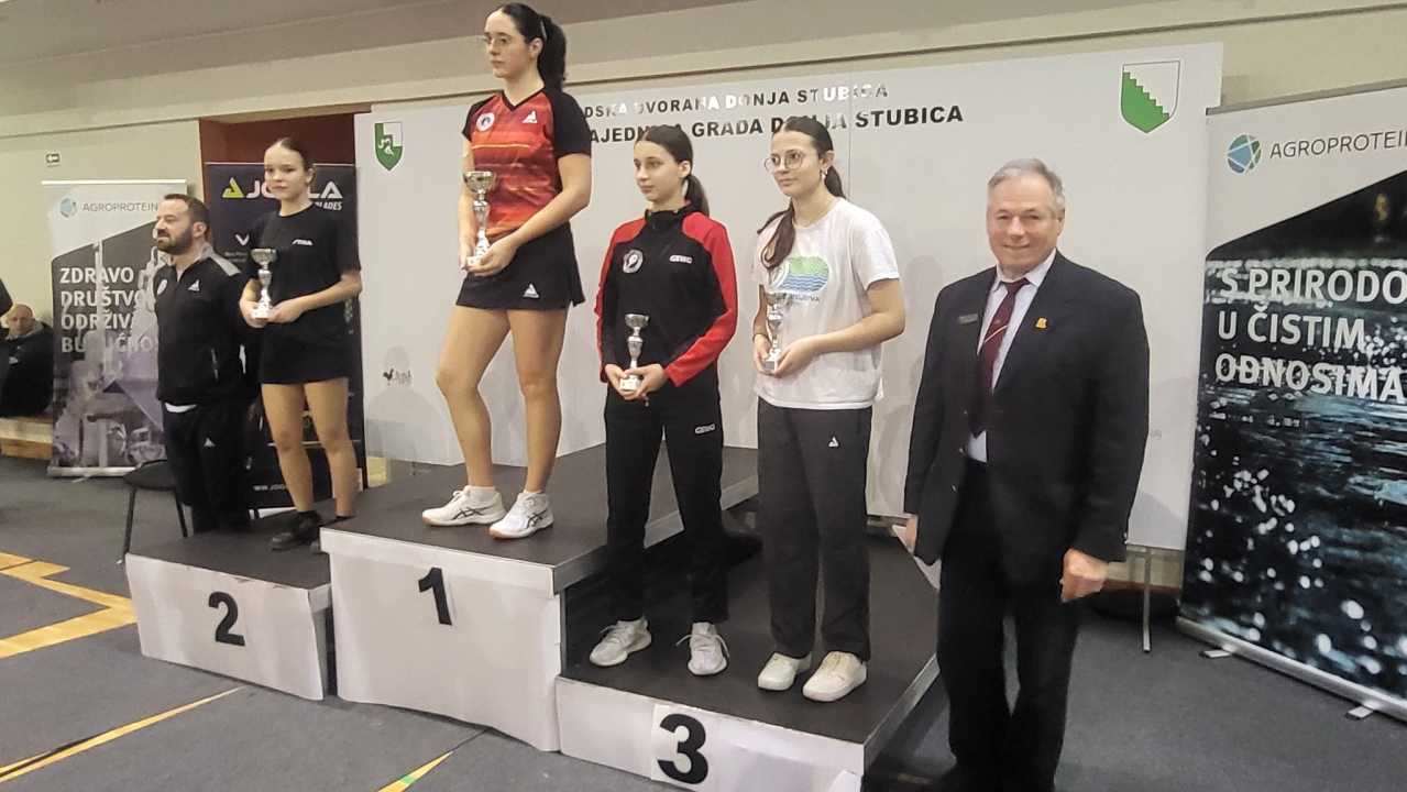 FOTO Uspješan nastup stolnotenisačica Šibenika u Donjoj Stubici
