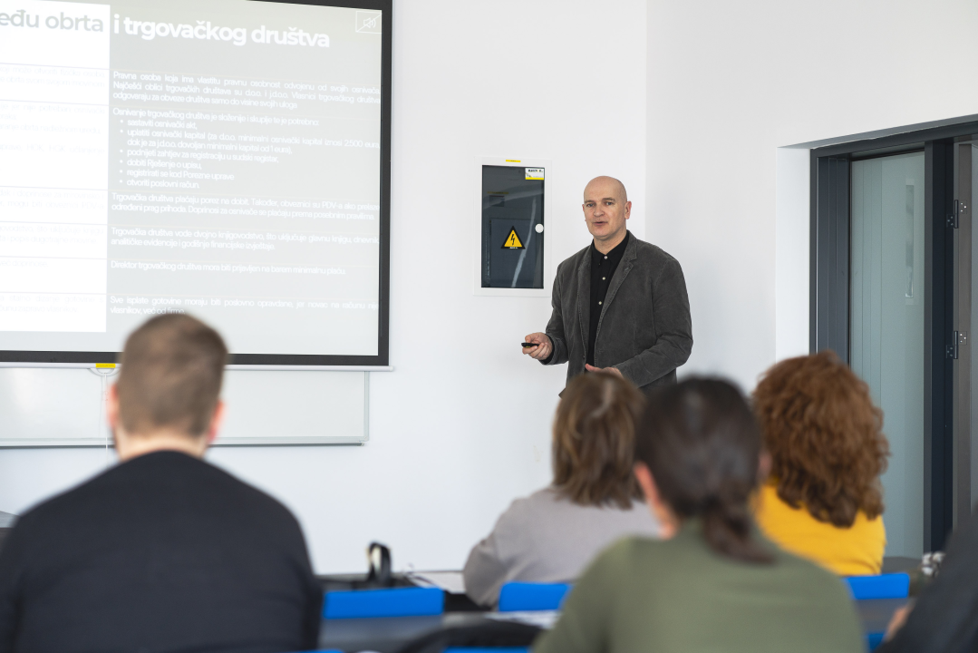 Na Veleučilištu u Šibeniku održana radionica ‘Od ideje do uspješnog poslovanja’
