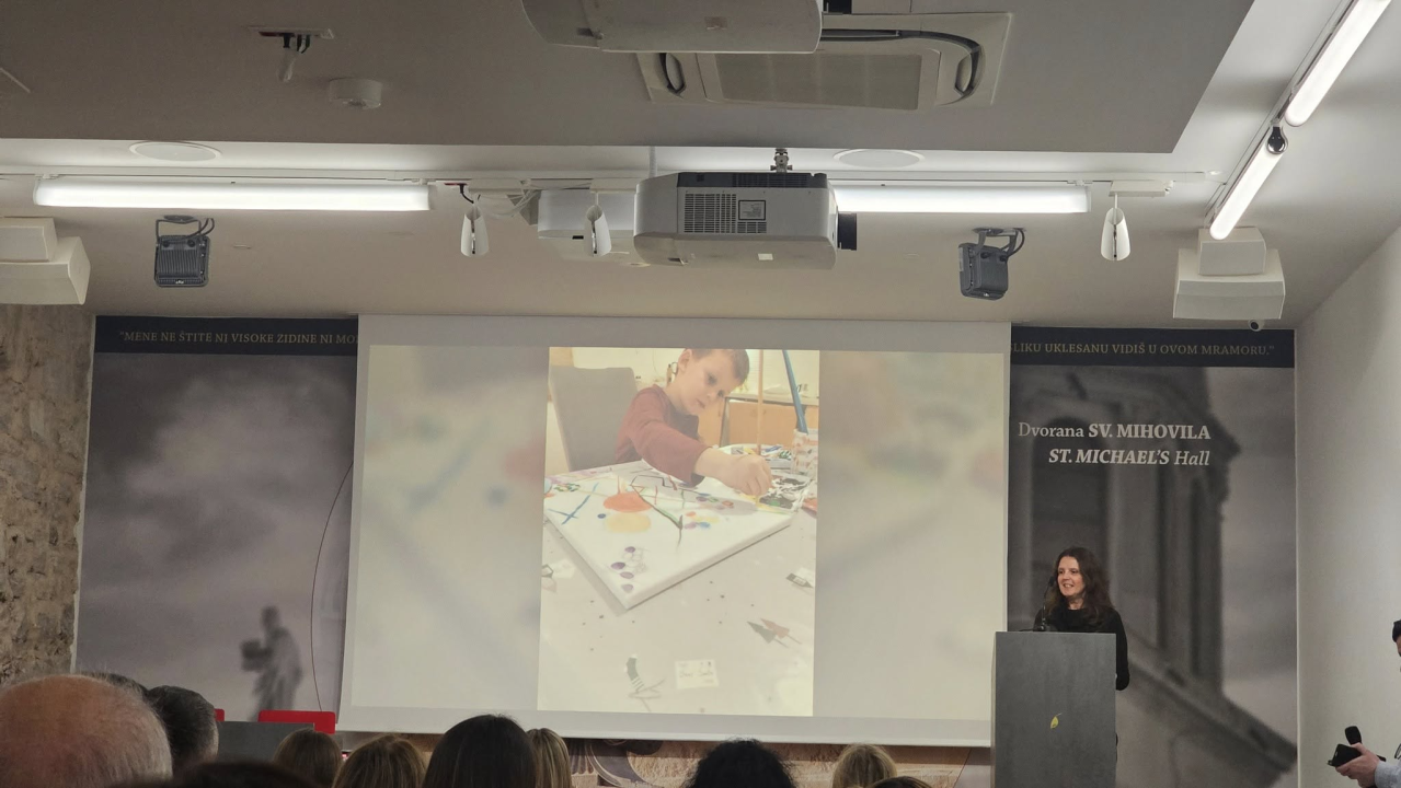 Andrija Škugor osmogodišnji je umjetnik iz Šibenika