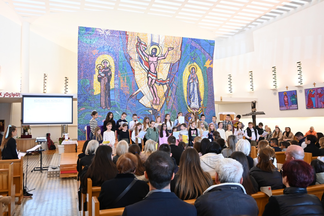 Dječji zbor sa zagrebačke Knežije gostovao u Župi sv. Ante Padovanskog na Šubićevcu