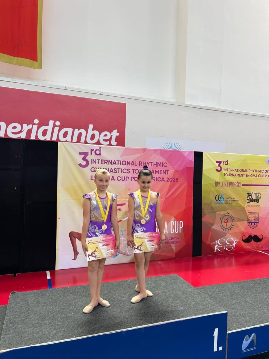 Šibenske gimnastičarke sjajne na Enigma Kup natjecanju u Podgorici