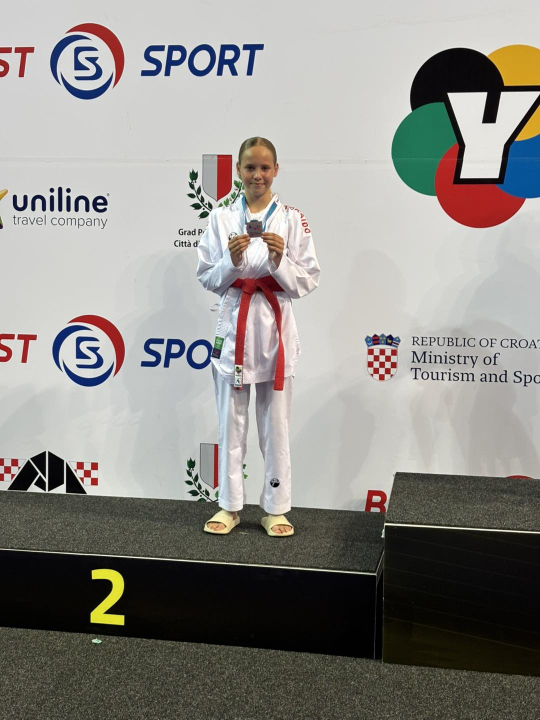 FOTO Vodička karatašica Lili Klarin uzela srebro na Svjetskom kupu, nakon sudjelovanja u poznatom kampu