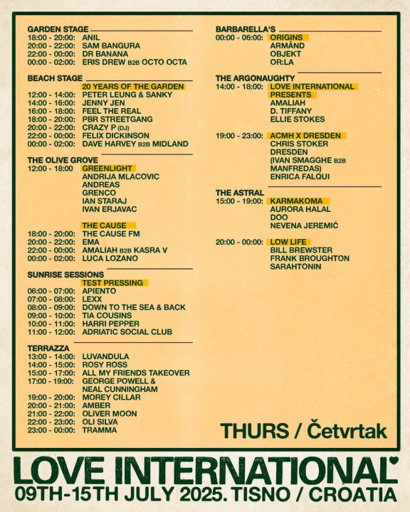 Tisno se sprema za jubilarno izdanje Love Internationala: Glazbena proslava desetljeća festivala i 20 godina Gardena