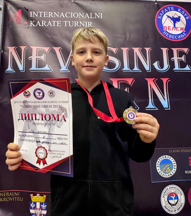 FOTO Karate klub Phoenix uspješan na turniru 'Nevesinje Open 2025.', za kraj godine