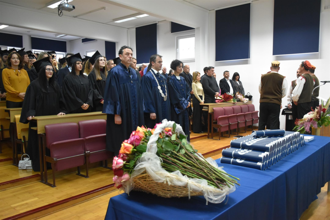 Promocija 76 prvostupnika i dodjela Dekanovih nagrada održana šibenskom Veleučilištu