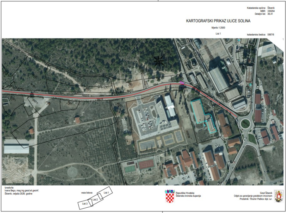 Šibenik će dobiti dvije nove ulice