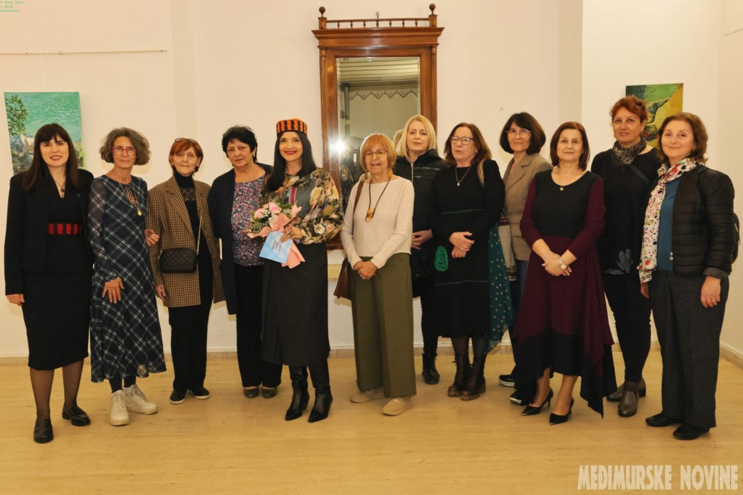 Šibenske slikarice donijele duh svoga grada na izložbu u Čakovcu