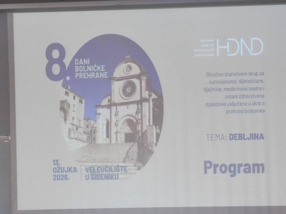 Učenici Medicinske škole sudjelovali na 8. Danima bolničke prehrane