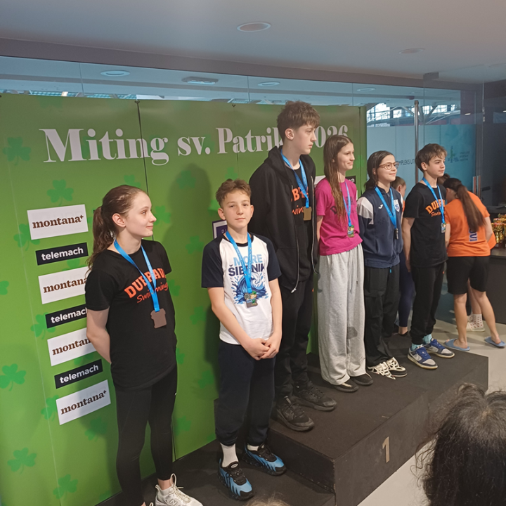 FOTO Dvije medalje za plivače Mora na mitingu 'Sveti Patrik'