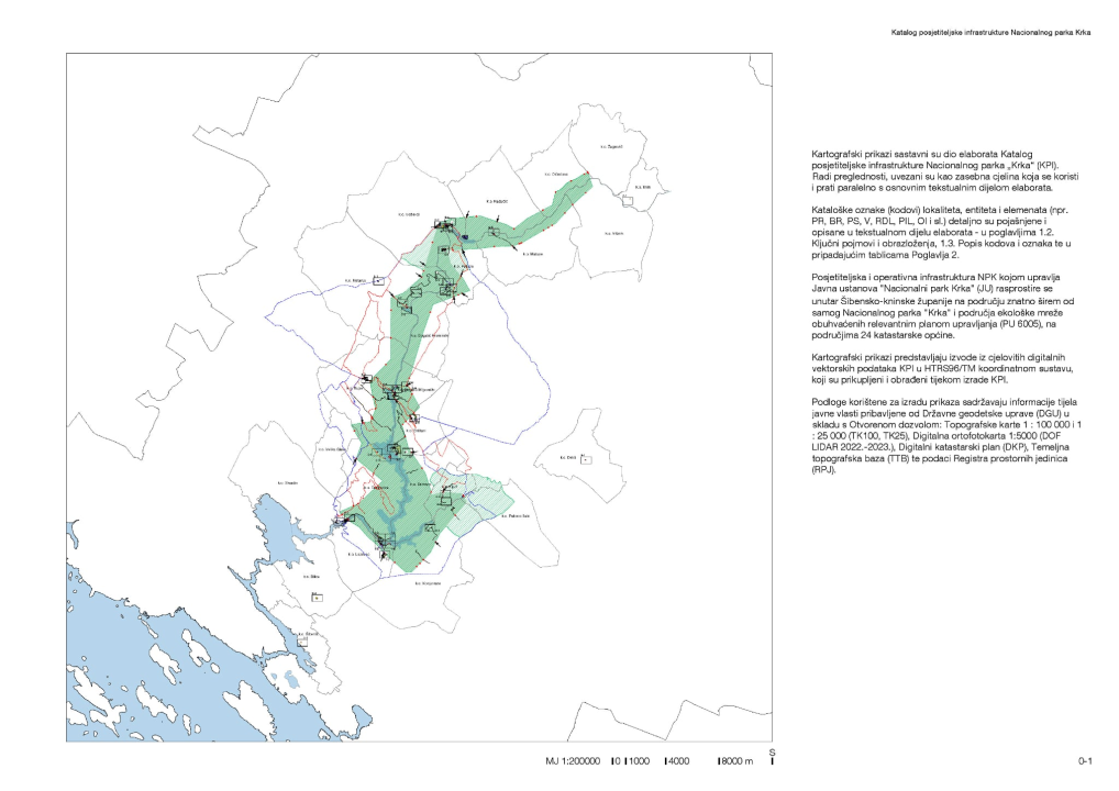 Katalog posjetiteljske infrastrukture NP Krka predan Ministarstvu prostornog uređenja 