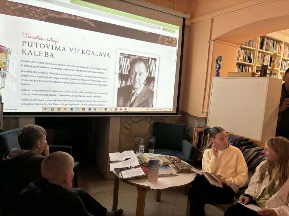 Projekt 'Putovima Vjekoslava Kaleba' predstavljen u Tisnom