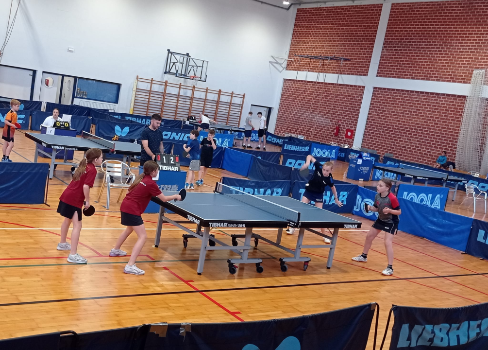 FOTO Mlađe juniorke Stolnoteniskog kluba Šibenik druge u državi, Katja Mandić u paru prvakinja Hrvatske