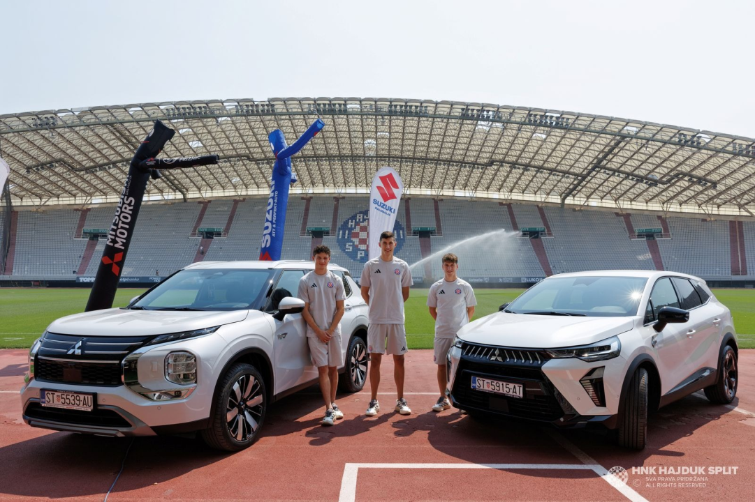 Mitsubishi Dalmacija novi je sponzor Hajduka i partner u kategoriji mobilnosti