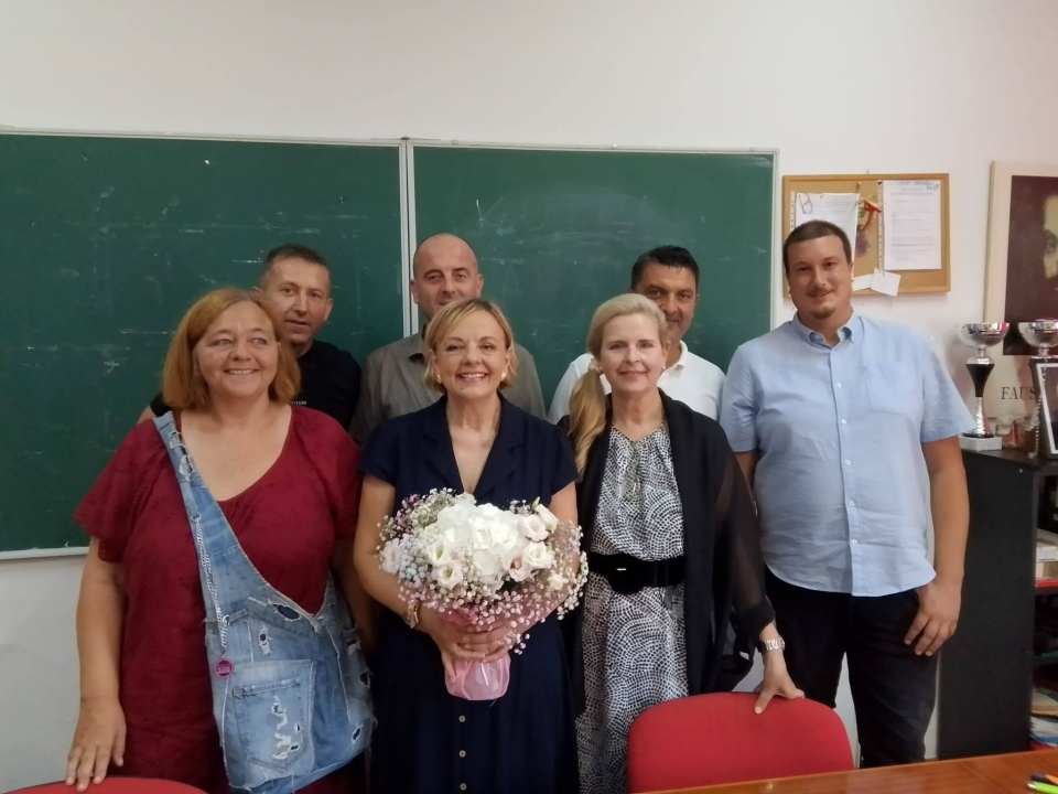 FOTO Prometno-tehnička škola oprostila se od troje kolega: 'Falit ćete nam svi puno, ne zaboravite koji put navratiti'