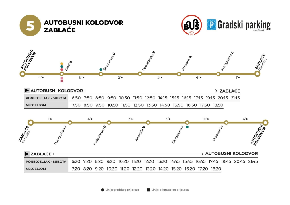 Jesenski vozni red gradskih i prigradskih autobusnih linija