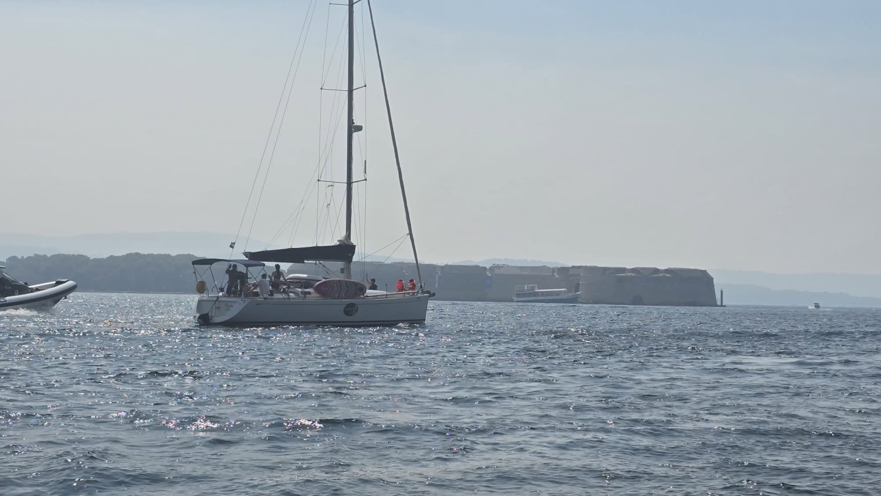 Šibenik pod dimom