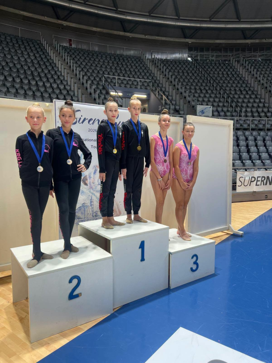 FOTO Osam medalja za ritmičarke Šibenik-Dalmacije na 'Sirena Cupu'
