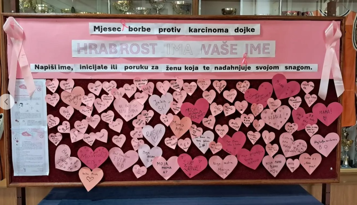 Šibenska gimnazija obilježila Ružičasti listopad