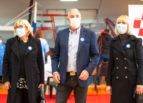 Fotografija 15 - Na Baldekin po svoju dozu ide 480 ljudi: Bivša medicinska sestra Ana Paić prva je cijepljena protiv covida