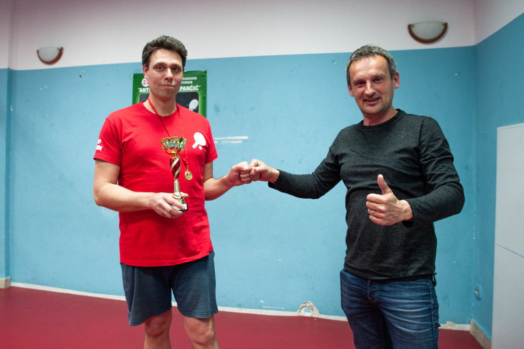 Pojedinačni Kup stolnoteniskih rekreativaca Šibenik 2021.: Najuspješniji Zoran Lalić
