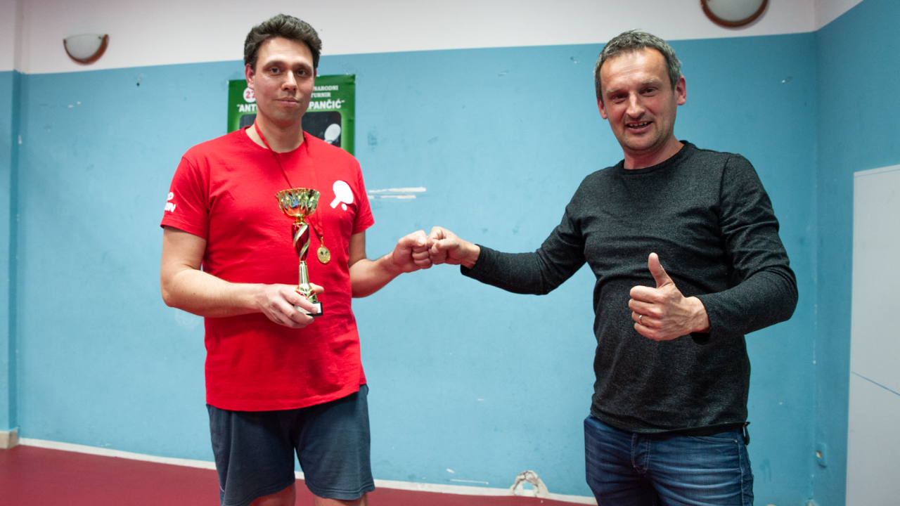 Pojedinačni Kup stolnoteniskih rekreativaca Šibenik 2021.: Najuspješniji Zoran Lalić