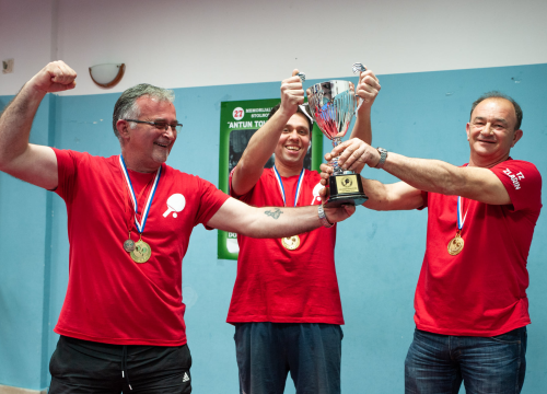 Fotografija 4 - Pojedinačni Kup stolnoteniskih rekreativaca Šibenik 2021.: Najuspješniji Zoran Lalić