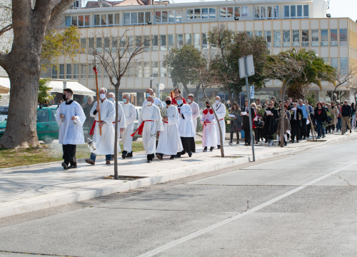 Fotografija 26 - Procesijom, misom i blagoslovom maslinovih grančica Šibenčani proslavili Cvjetnicu