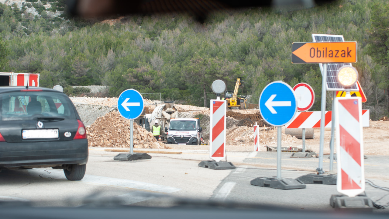 Iz Rokića više ne možete na magistralu pa prema Splitu: Nova regulacija na snazi do sredine svibnja