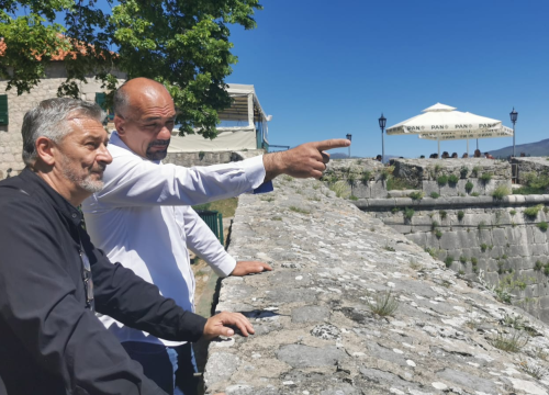 Fotografija 1 - Marko Jelić u Kninu ugostio Ivicu Žuvelu, kandidata za zadarskog župana