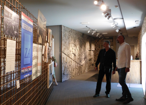 Fotografija 2 - Marko Jelić u Kninu ugostio Ivicu Žuvelu, kandidata za zadarskog župana