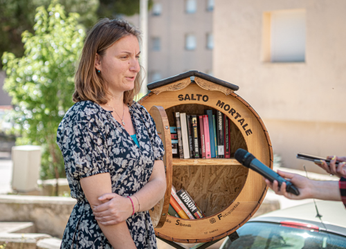 Fotografija 3 - Na Krvavicama još jedan Lulasov 'Salto mortale': Šibenik je dobio četvrtu malu knjižnicu na otvorenom