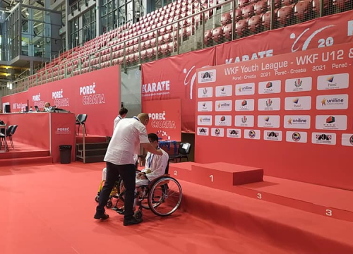 Fotografija 4 - Šibenčanin Antonio Šaršanski osvojio zlatnu medalju na Para-Karate turniru u Poreču