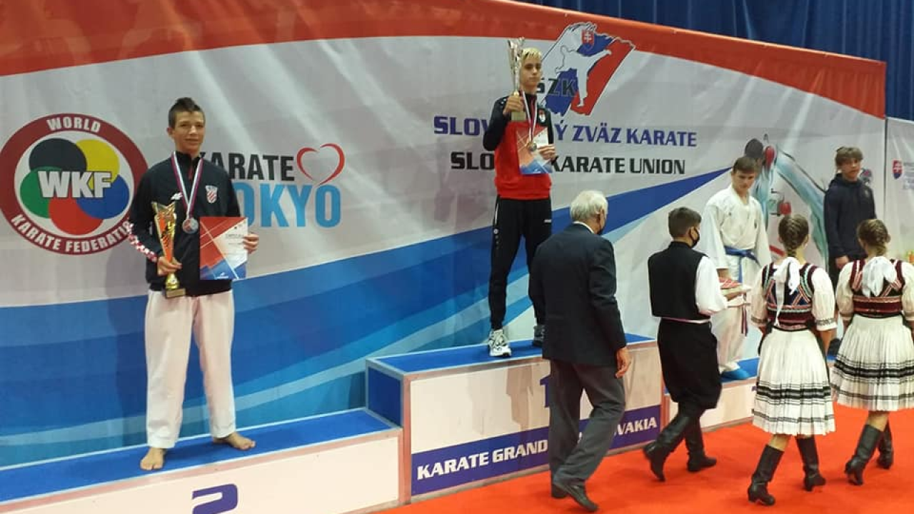 Šibenski karatist Toma Mileta viceprvak na 41. Grand Prixu u Bratislavi!