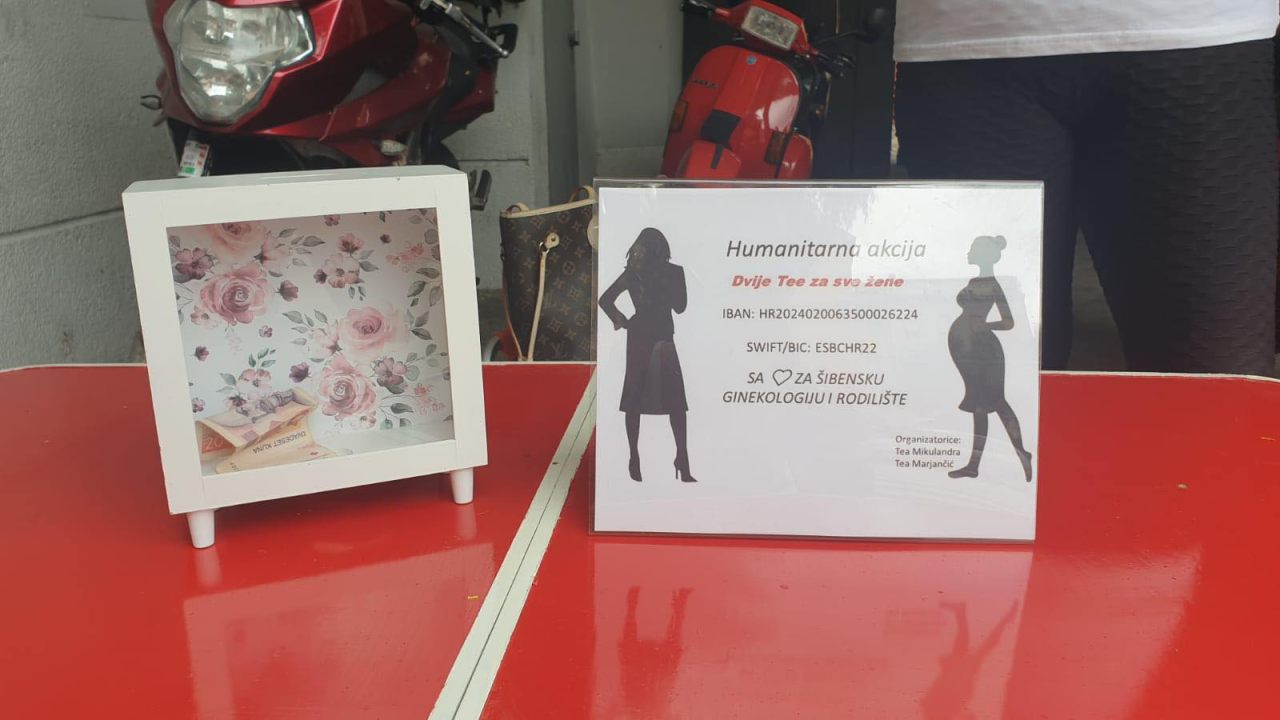 ‘Dvije Tee za sve žene’ danas i sutra na pijaci skupljaju donacije za CTG uređaj za šibensko rodilište