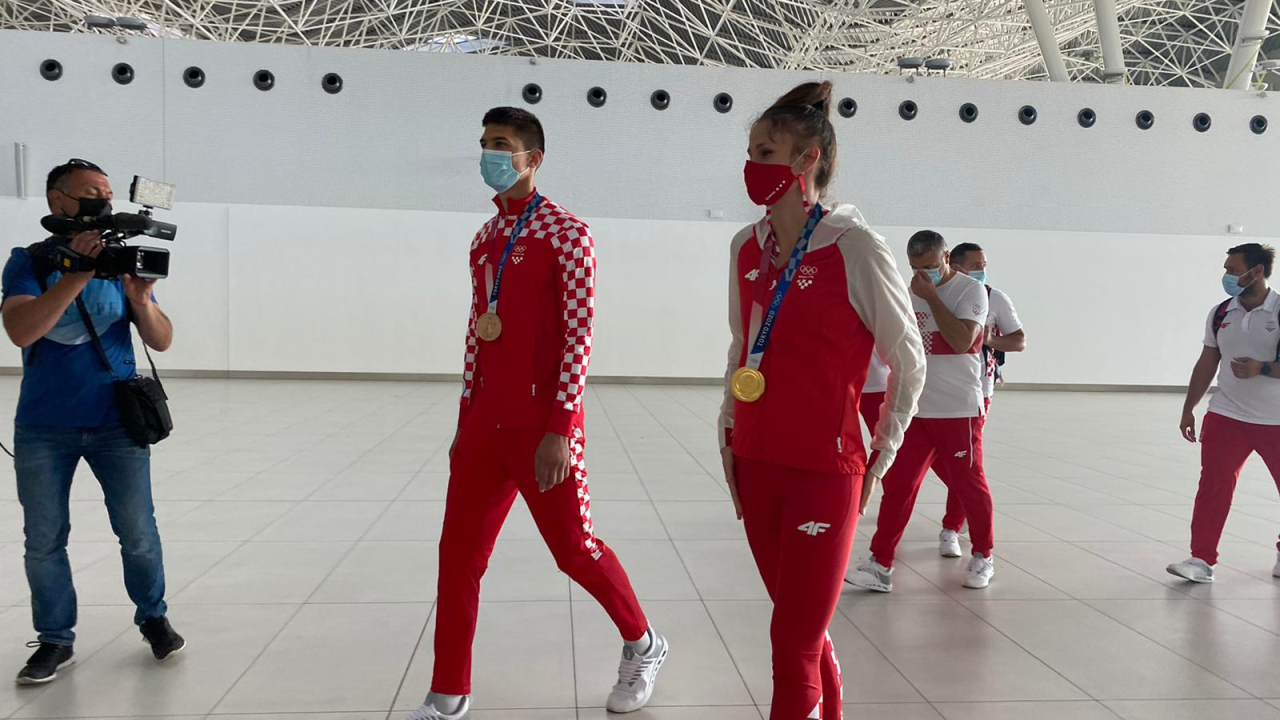 Matea Jelić stigla u Hrvatsku: 'Nadam se da će djeca vidjeti primjer u meni i ići po svoje snove'