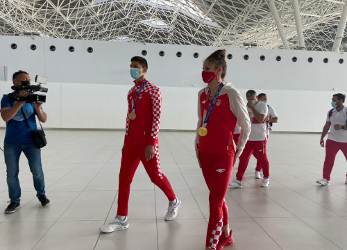 Matea Jelić stigla u Hrvatsku: 'Nadam se da će djeca vidjeti primjer u meni i ići po svoje snove'