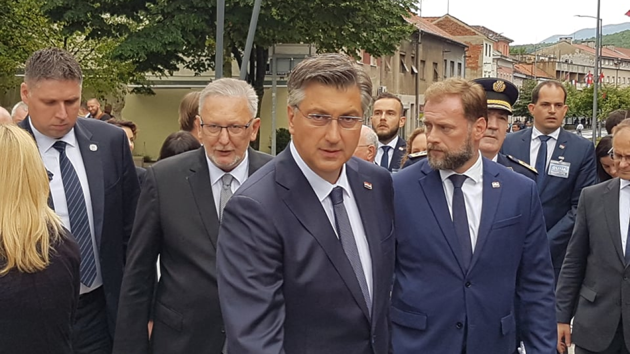 Obilježavanje 26. obljetnice Oluje u Kninu, Plenković: 'Porazili smo zločinačku politiku koja je ovdje pokušala zavladati'