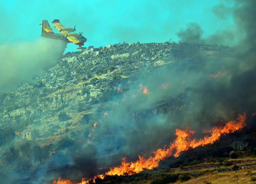Veliki požar na Biokovu, vatru gasi šest kanadera i 92 vatrogasca