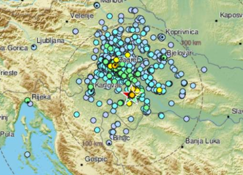 Umjeren potres jačine 3,1 kod Gline