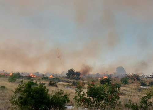 Fotografija 11 - Pogledajte kako je izgledala borba s velikim požarom između Jadrtovca i Žaborića