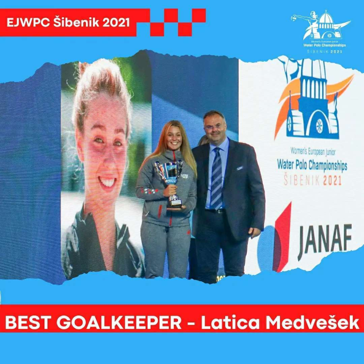 Vaterpolisticama Hrvatske sedmo mjesto, Medvešek najbolja vratarka, Ruskinje najbolje