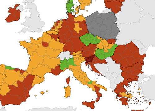 ECDC objavio novu korona kartu: Hrvatska i dalje u crvenom