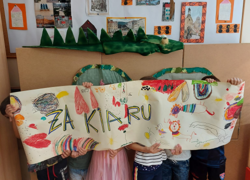 Fotografija 2 - Poruke podrške za Kiaru Goršić od prijatelja iz vrtića 'Jutro': 'Nemoj se bojati, bit će sve dobro'