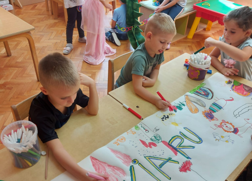 Fotografija 7 - Poruke podrške za Kiaru Goršić od prijatelja iz vrtića 'Jutro': 'Nemoj se bojati, bit će sve dobro'