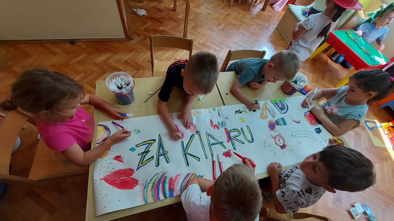 Poruke podrške za Kiaru Goršić od prijatelja iz vrtića 'Jutro':  'Nemoj se bojati, bit će sve dobro'