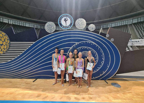 Fotografija 13 - Gimnastičarke 'Šibenik-Dalmacije' uspješne u Zadru na Sirena cupu: Raci prva, Mileta druga, Bujas treća