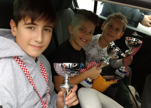 Fotografija 1 - Šibenski karataši Marko i dva Roka prvaci Hrvatske do 14 godina!